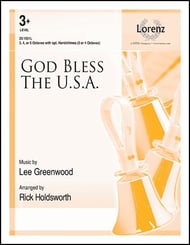 God Bless the USA Handbell sheet music cover Thumbnail